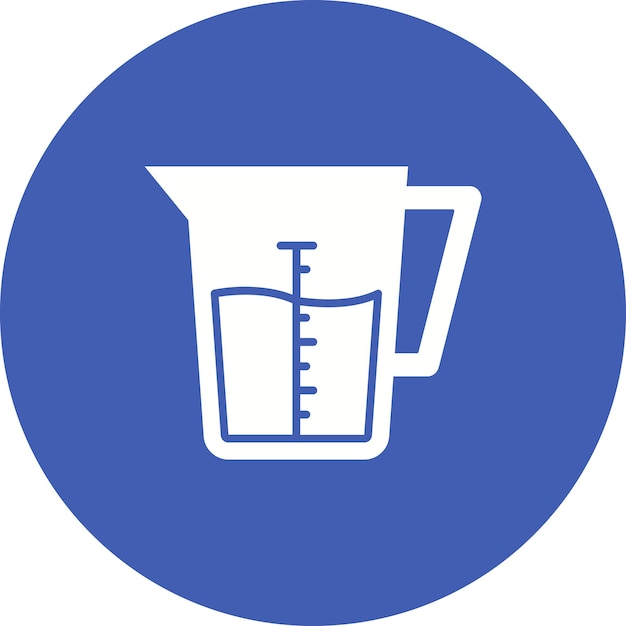 Ícono de la taza de medición