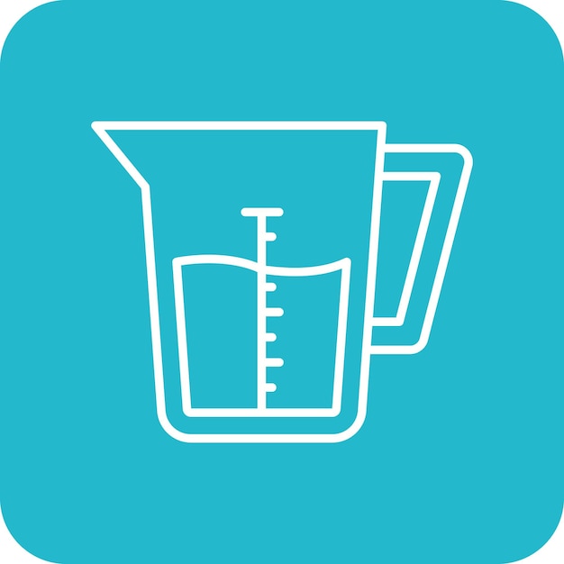 Ícono de la taza de medición