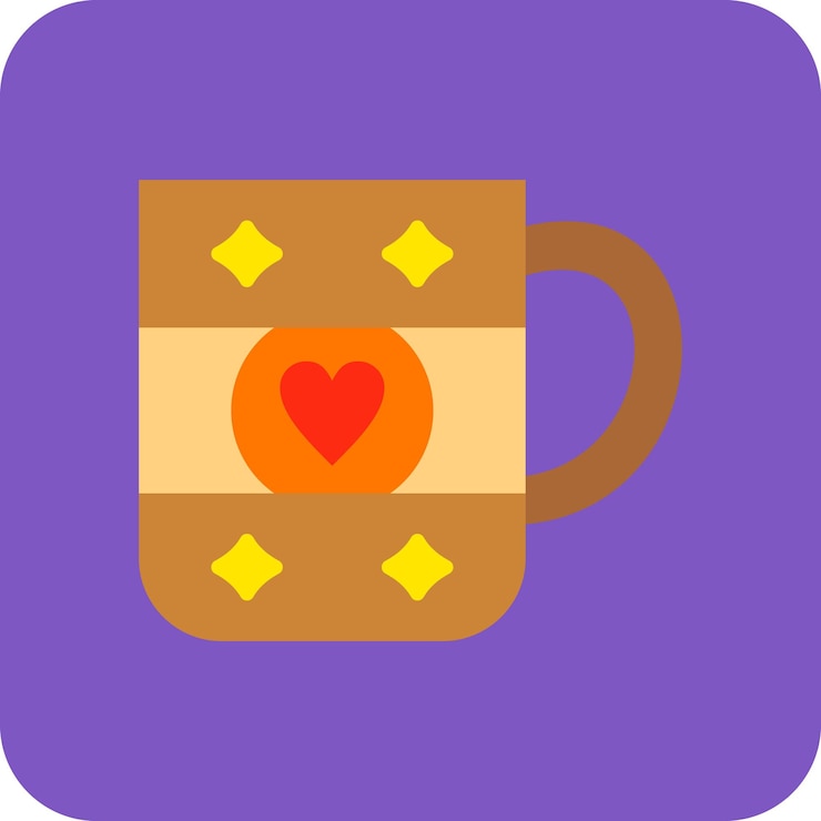 Vector el icono de la taza de té