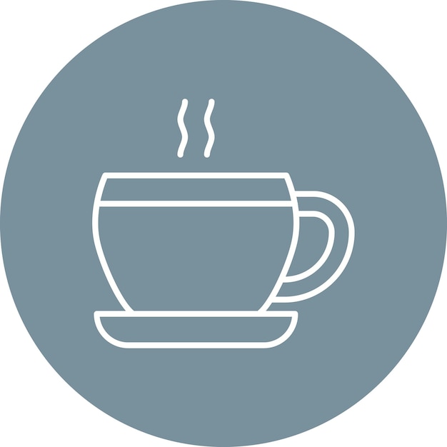 Icono del té caliente