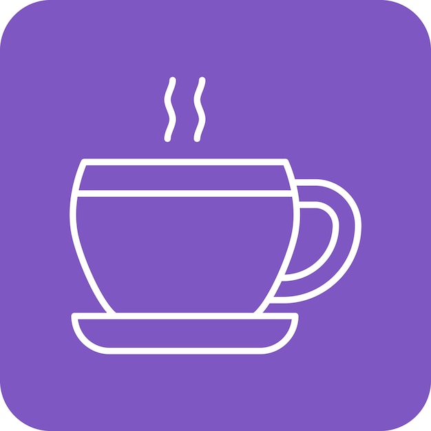 Icono del té caliente