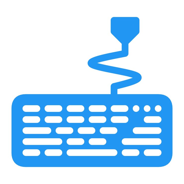 Vector icono del teclado signo de escritura icono de teclado