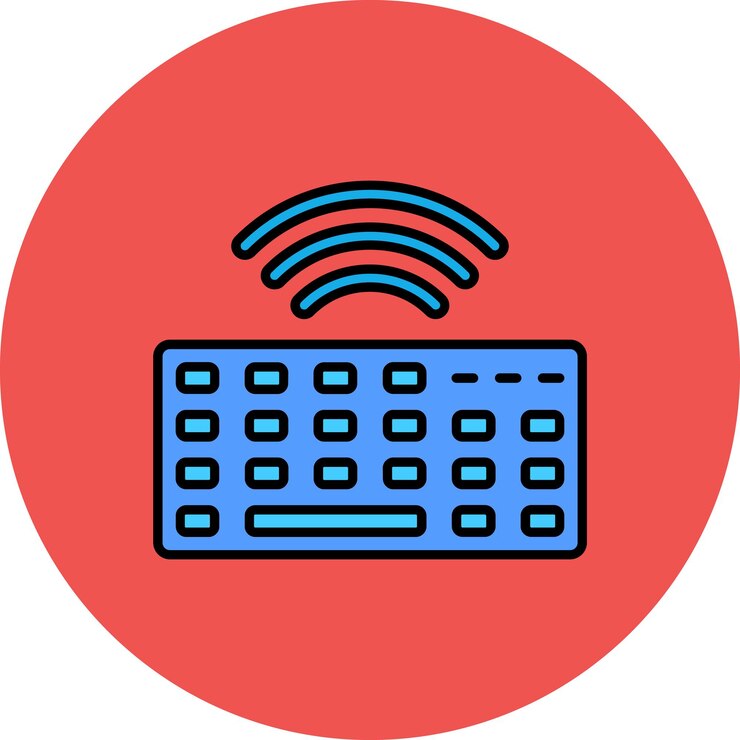 Vector icono del teclado