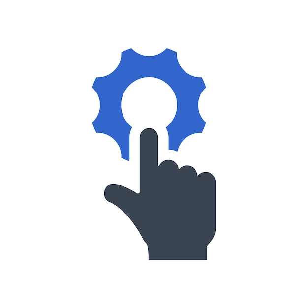 Icono de la tecnología inteligente