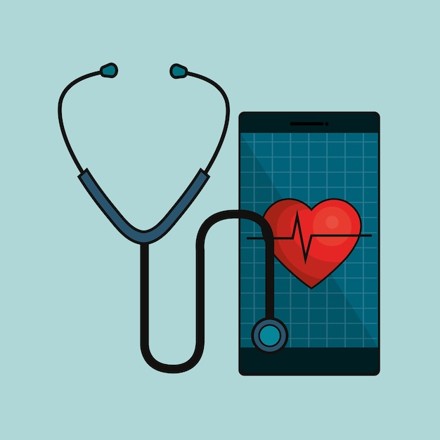 Icono de tecnología de salud digital