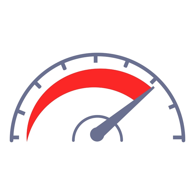 Icono de tecnología de velocidad de Internet Caricatura de icono de vector de tecnología de velocidad de Internet para diseño web aislado sobre fondo blanco