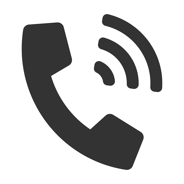 Vector Ícono de teléfono en estilo plano de moda aislado en fondo blanco símbolo de teléfono ilustración vectorial