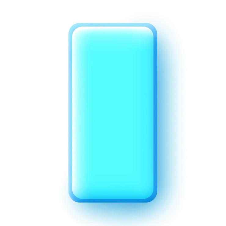Vector icono de teléfono inteligente en estilo minimalista de dibujos animados en 3d ilustración de vector de dispositivo