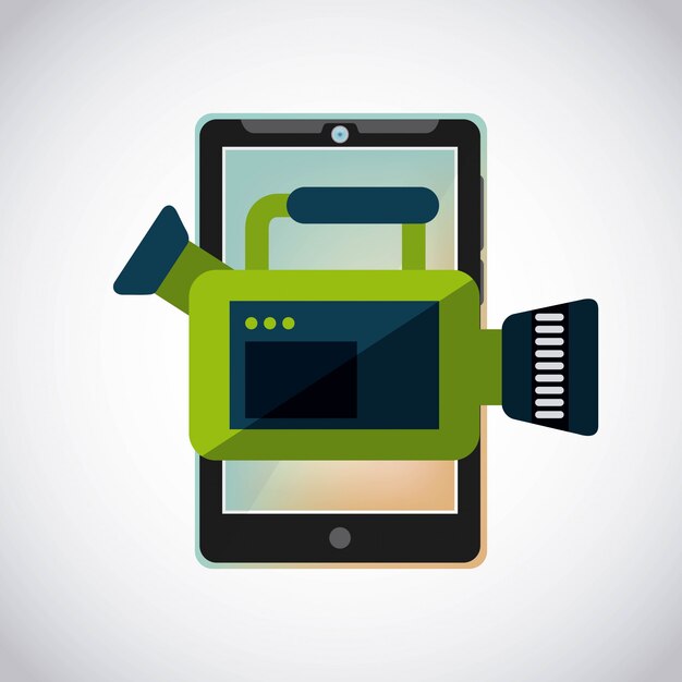 icono de teléfono inteligente tecnología dispositivo electrónico