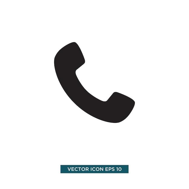 Icono de teléfono de moda