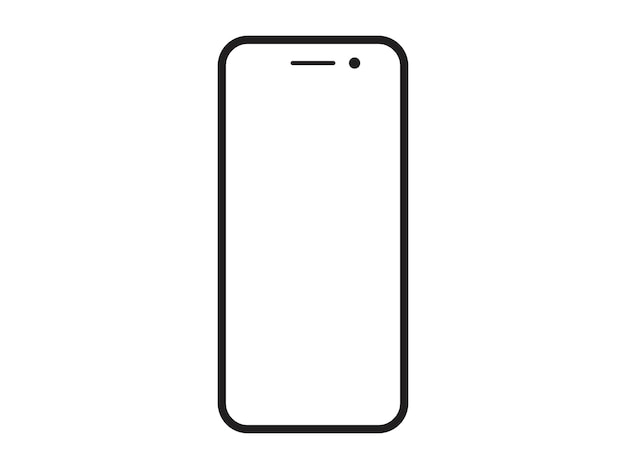 Ícono de teléfono Símbolo de icono de teléfono aislado Ícono de móvil Ilustración vectorial.