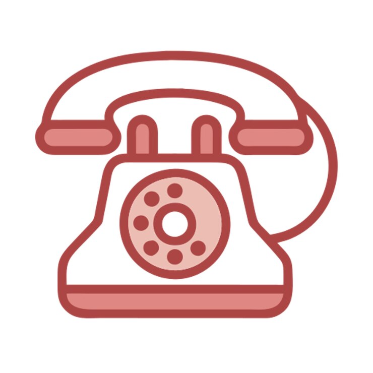 Vector el icono de teléfono vintage