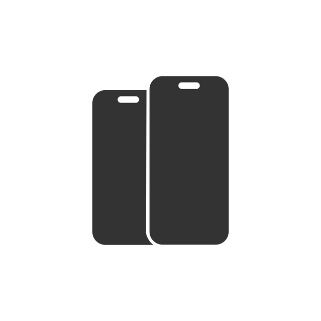 Icono de teléfonos inteligentes Símbolo electrónico icono vectorial moderno simple para diseño de sitios web aplicación móvil ui