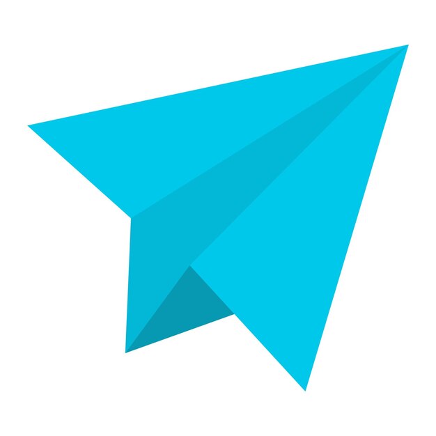 Vector el icono de telegram