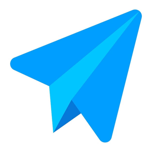 Vector el icono de telegram