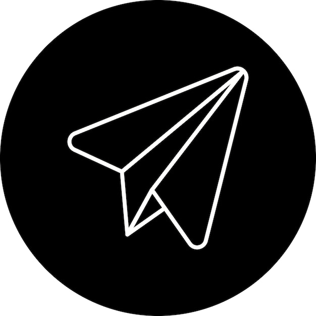 Vector el icono de telegram