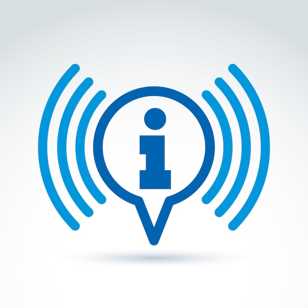 Icono de tema de recopilación e intercambio de información, noticias, vector símbolo inusual conceptual para su diseño.