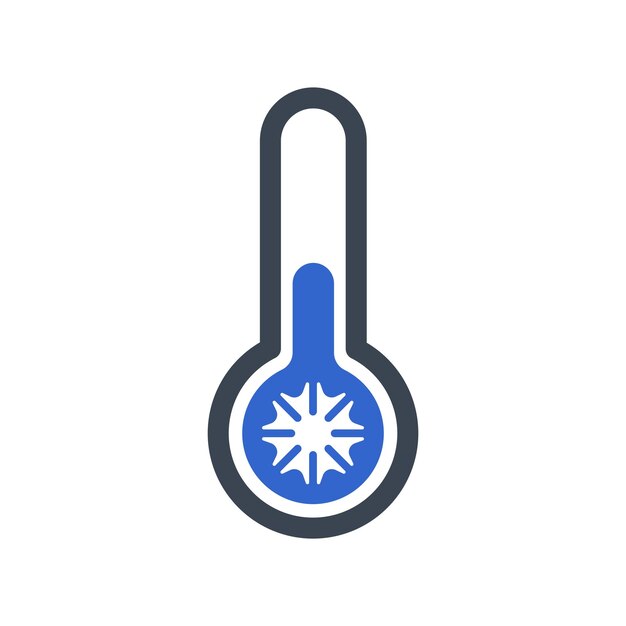 Icono de la temperatura fría