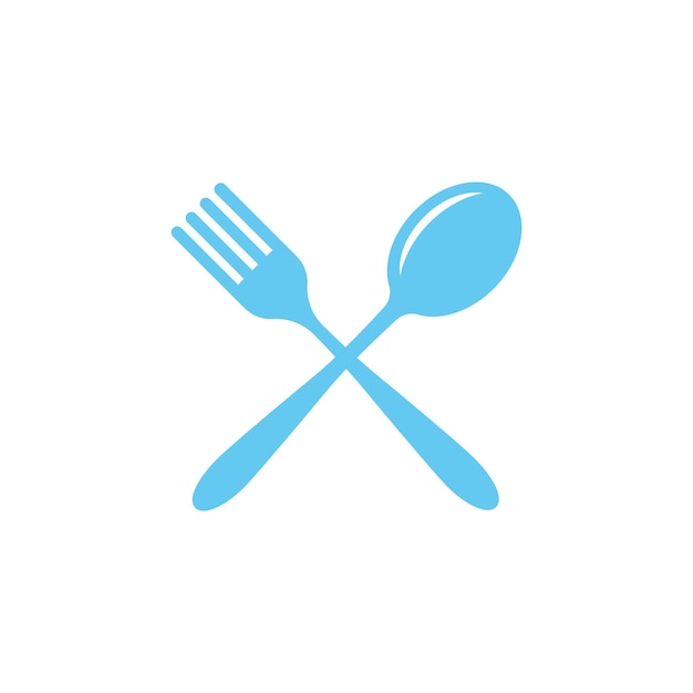 Icono de tenedor y cuchara