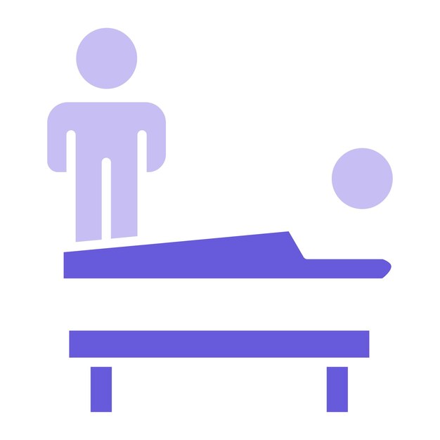 El icono del terapeuta de masaje