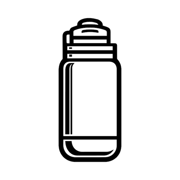 Icono de termo o símbolo de línea moderno Arte de línea vectorial y diseño de icono con contorno en negrita
