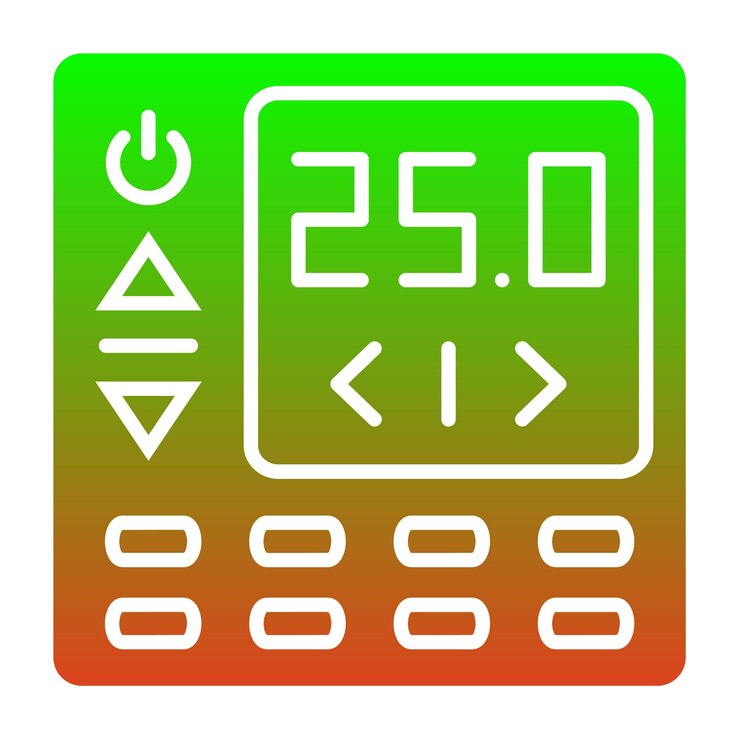 Vector icono del termostato