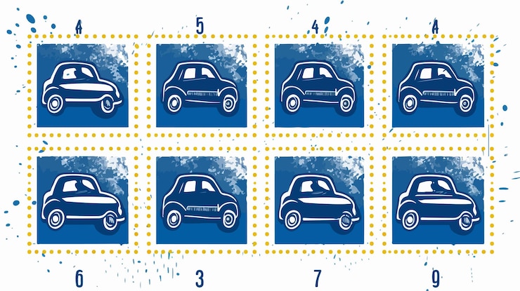 Vector icono de textura granulada de la página del calendario de automóviles