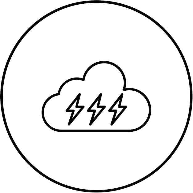 El icono de Thunderbolt