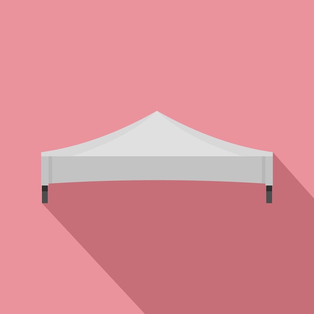Icono de tienda blanca Ilustración plana del icono de vector de tienda blanca para diseño web