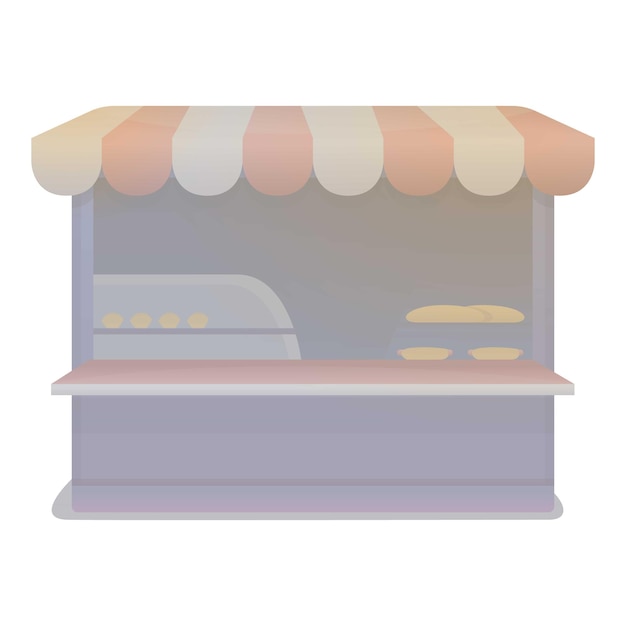 Icono de tienda de calle Icono vectorial de tienda de la calle para diseño web aislado en fondo blanco
