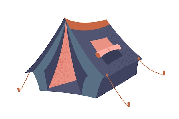 El icono de la tienda de campamento