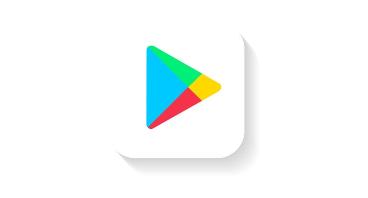 Vector el icono de la tienda de google play