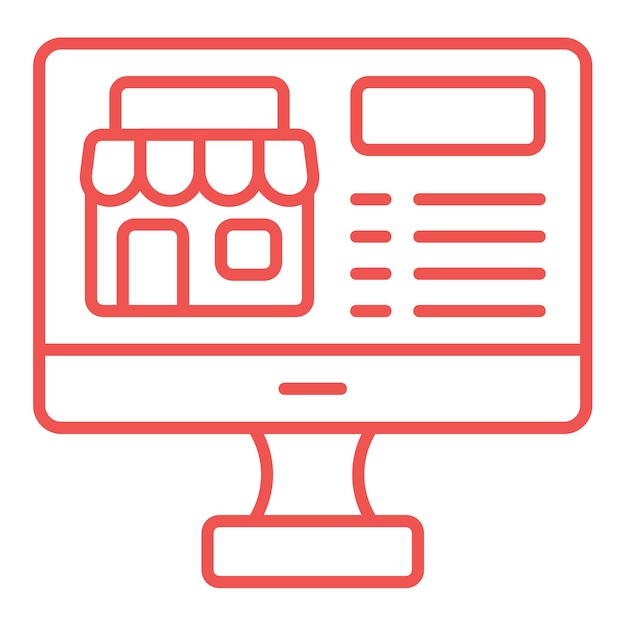 Icono de la tienda en línea