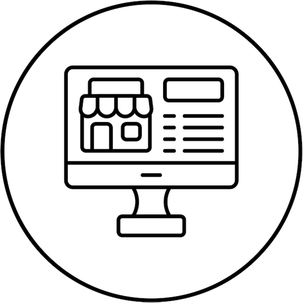 Icono de la tienda en línea