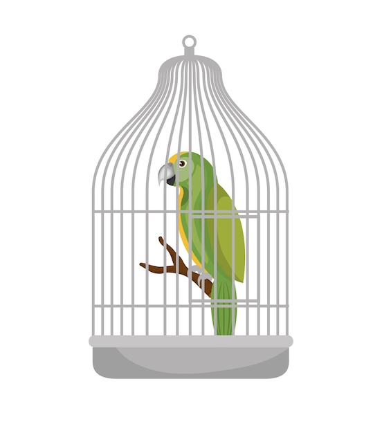 Icono de tienda de mascotas de pájaro
