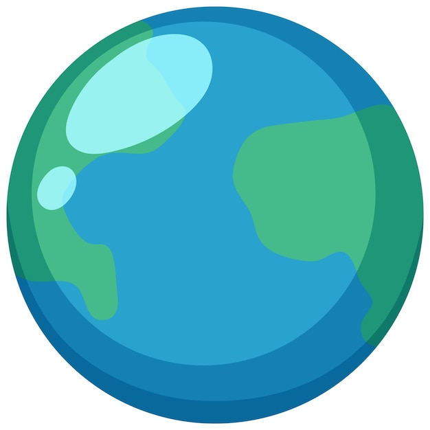 Icono de la Tierra en estilo vectorial