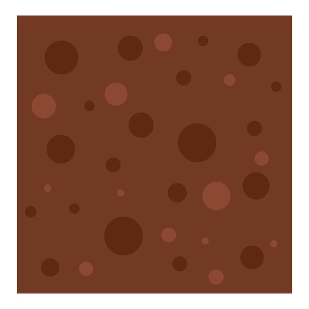 Icono de tierra de plataforma de juego Ilustración plana del icono de vector de tierra de plataforma de juego para diseño web