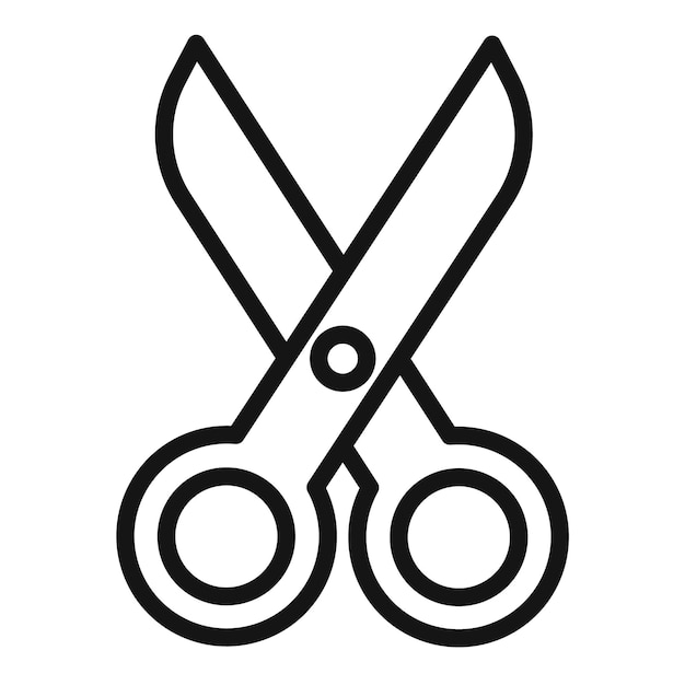 El icono de las tijeras de artesanía es ideal para los entusiastas del bricolaje