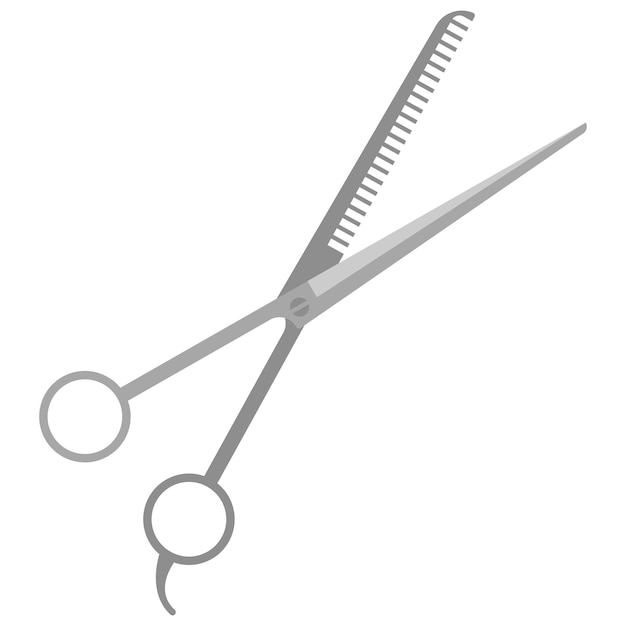 Icono de tijeras retro negro Peluquería y barbería