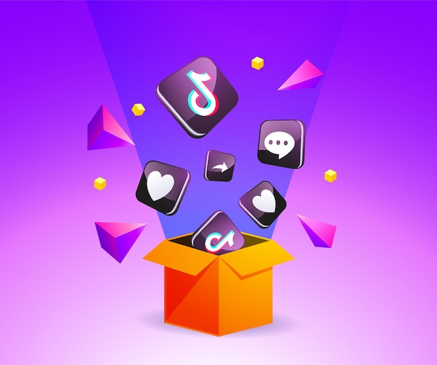 Icono de Tiktok listo para usar