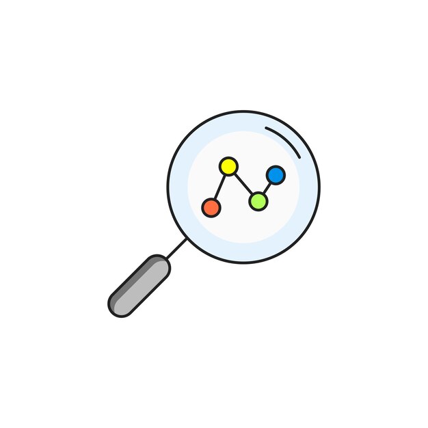 icono del tipo de vector de búsqueda