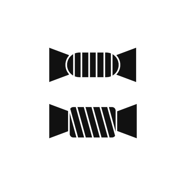 icono del tipo de vector de caramelo