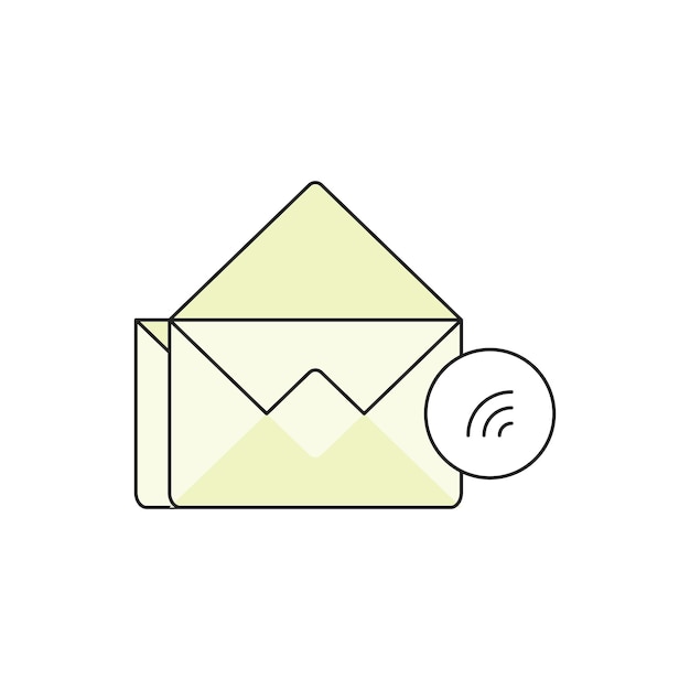 icono del tipo de vector de correo electrónico