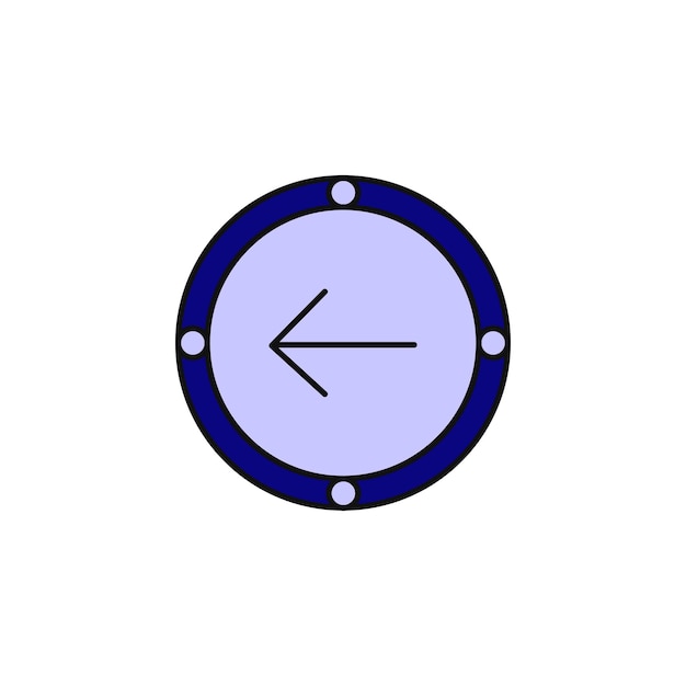icono del tipo de vector de signo de flecha