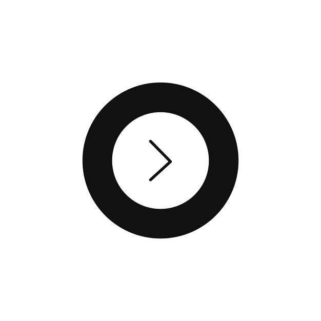 icono del tipo de vector de signo de flecha