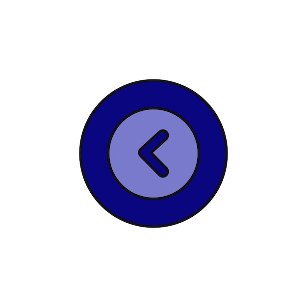 icono del tipo de vector de signo de flecha