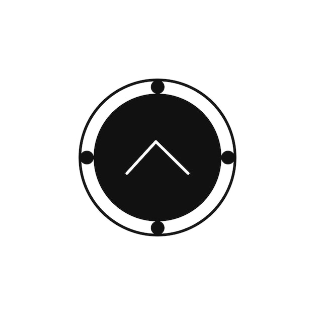 icono del tipo de vector de signo de flecha