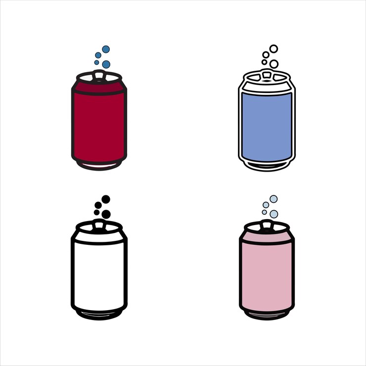 Vector icono de tipo de vector de taza de refresco