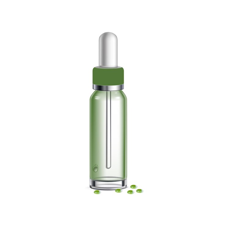 Vector icono del tipo vectorial del aceite de aloe