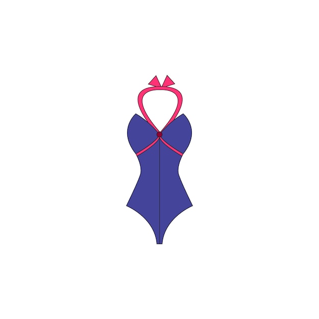 icono de tipo vectorial de bikini para mujeres